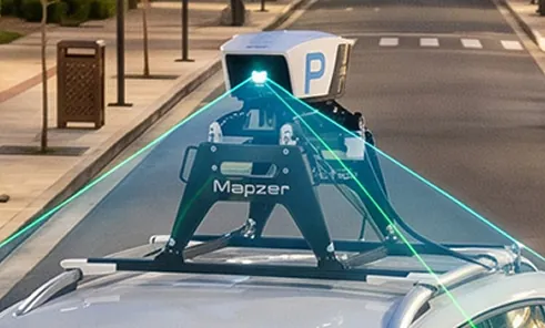 Captura de imagens das vias em movimento, direto da rua