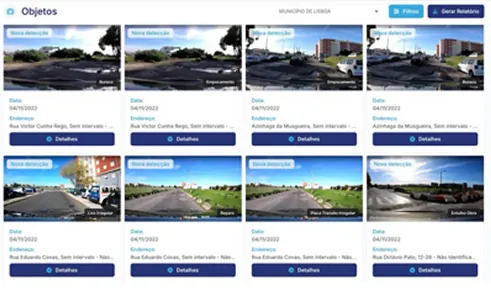 Painel Mapzer mostrando dados prontos para ação