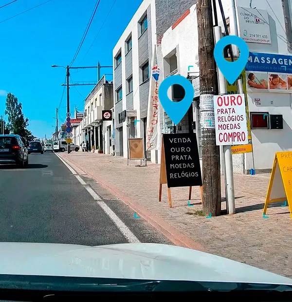 Mapzer detecting faded signage and burned-out lighting